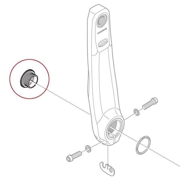 Shimano Krank kolu tespit vidası FC-M8100