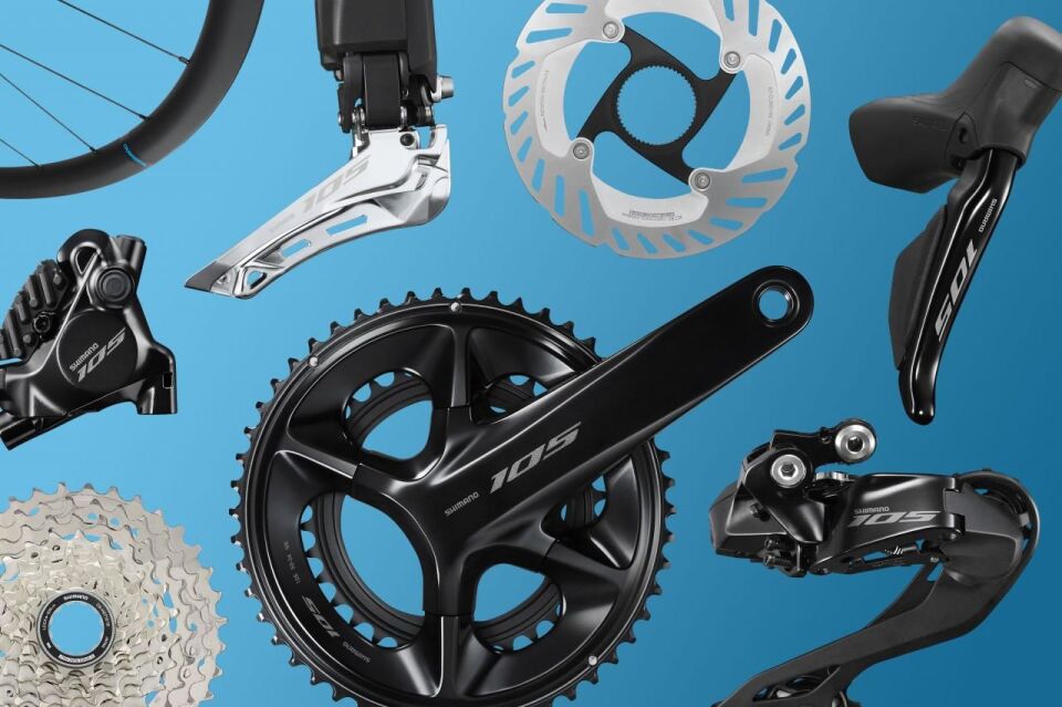 Shimano 105 Di2 R7100 Disk Grup Set 2x12V 175 mm - 50/34 T