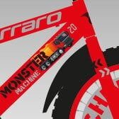 Carraro Monster 20 20'' 1-V VB Sarı - Gri