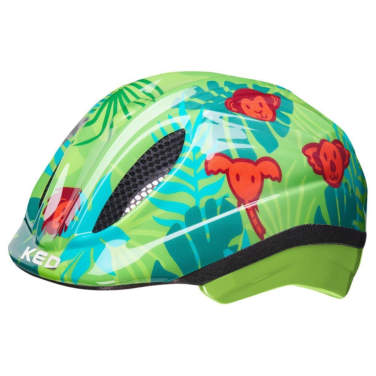 Ked Meggy II Trend Çocuk Kaskı Safari Yeşil - Small/Medium