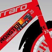 Carraro Monster 20 20'' 1-V VB Kırmızı - Gri