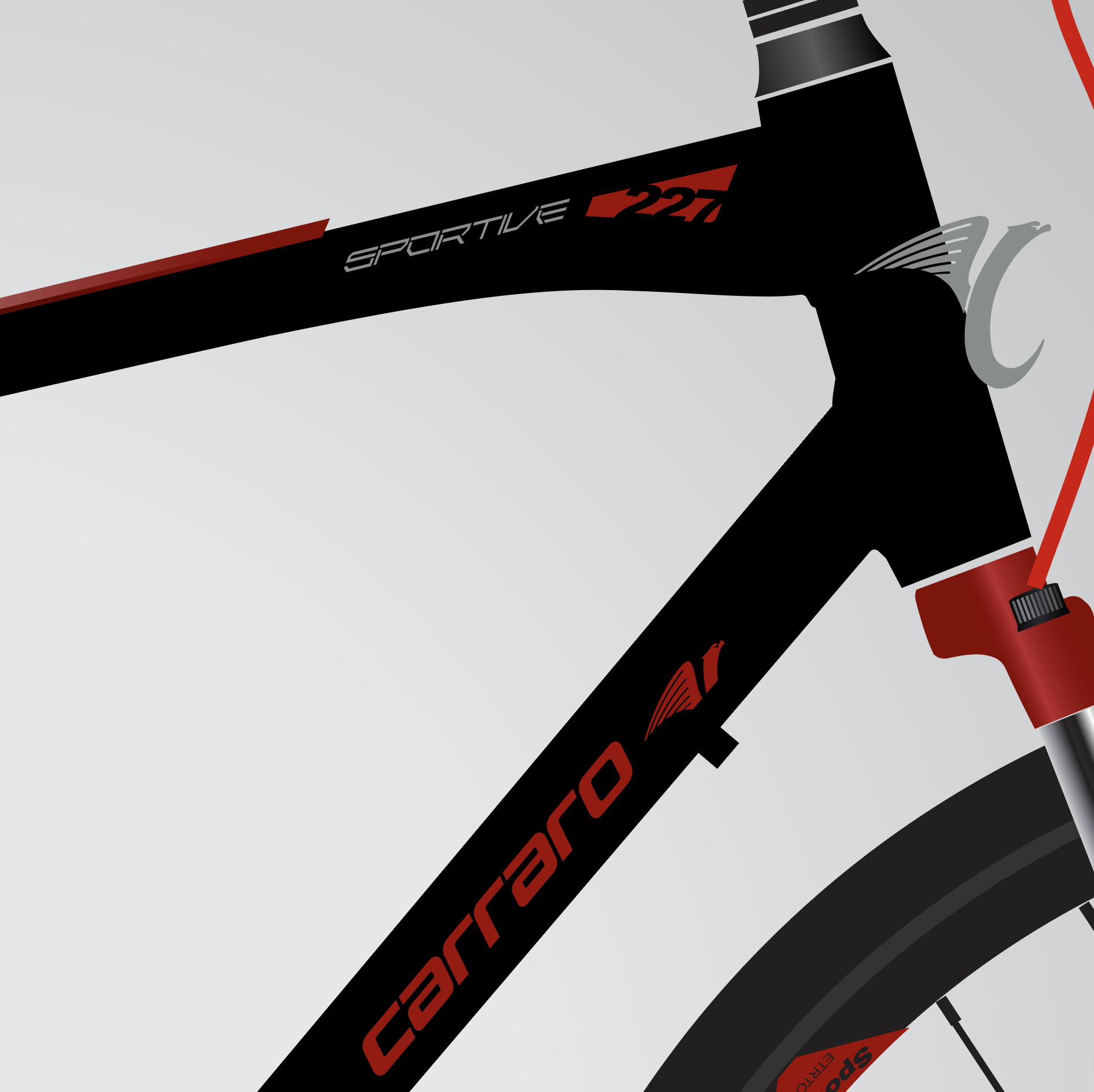 Carraro Sportive 227 28'' 27-V HD Mat Antrasit / Siyah / Turuncu - 51 Cm