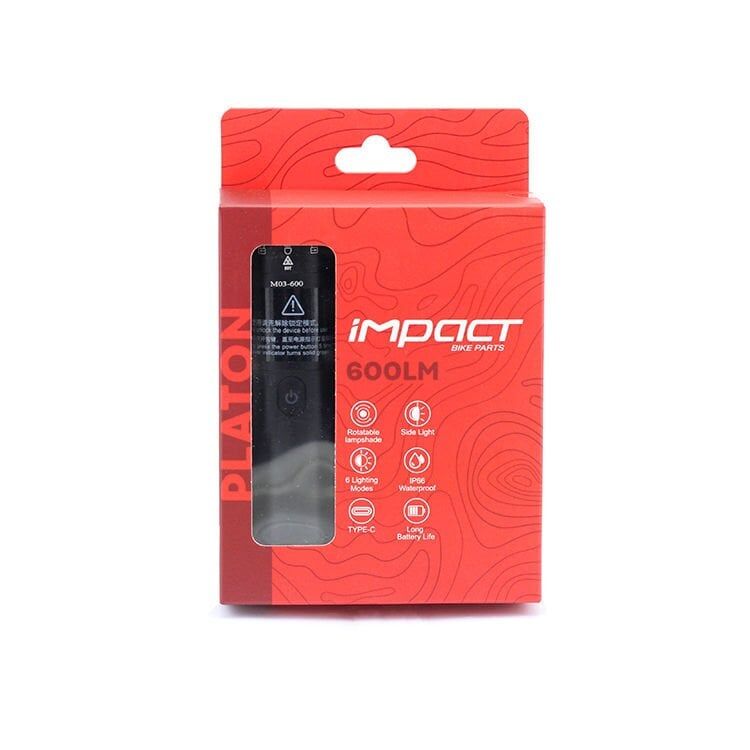 Impact PLATON 600 Lümen Şarjlı Alüminyum Şarjlı Ön Far