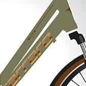 Carraro Elite 705 28'' 21-V VB Metalik Açık Yeşil / Kahve - 43 Cm
