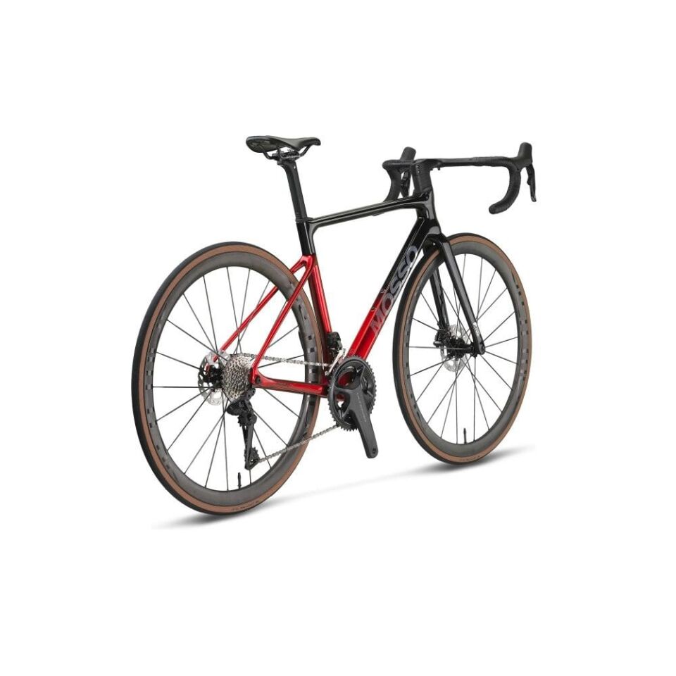 Mosso Falcon SR8.0 - ULTEGRA Di2 Siyah - Kırmızı - Small - 52 Cm