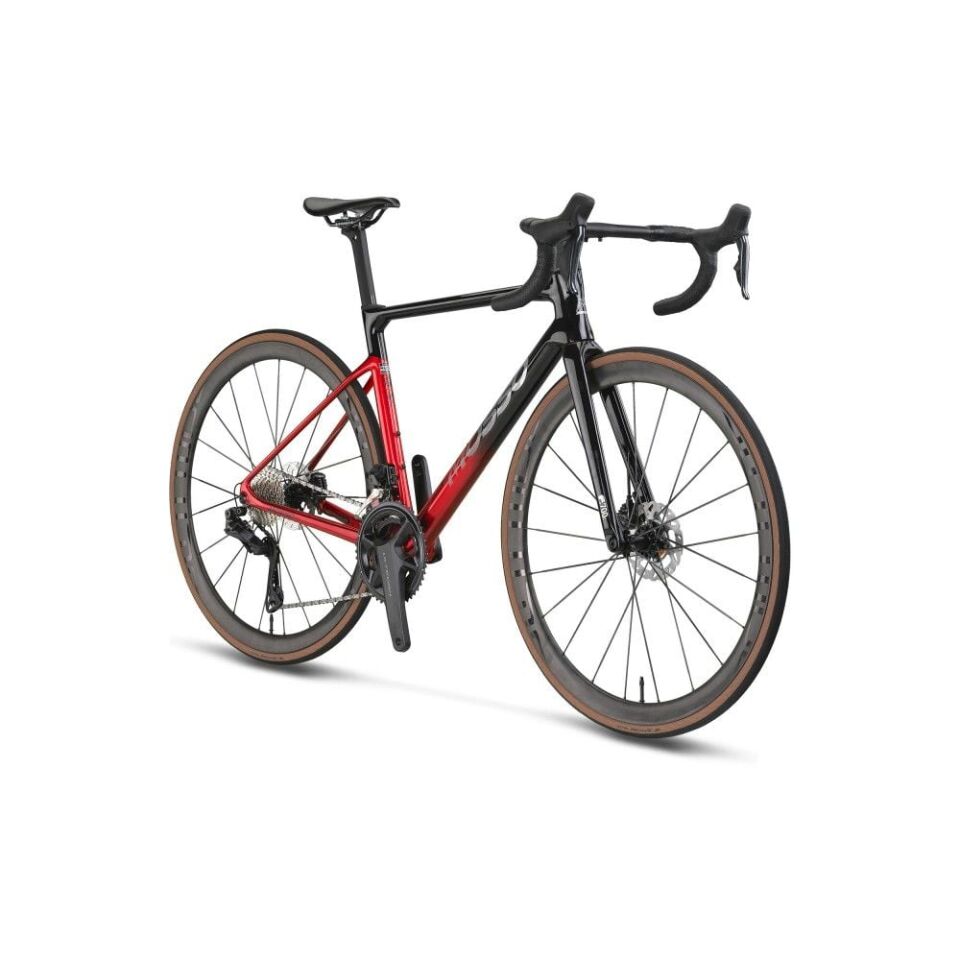 Mosso Falcon SR8.0 - ULTEGRA Di2 Siyah - Kırmızı - Large - 56 Cm