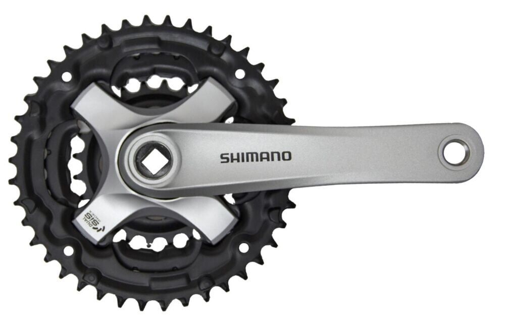 Shimano Tourney FC-TY501 Aynakol 6/7/8 - Gümüş - 42-34-24 - 175mm