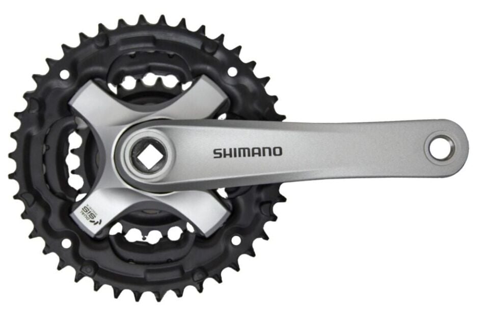 Shimano Tourney FC-TY501 Aynakol 6/7/8 - Gümüş - 42-34-24 - 175mm
