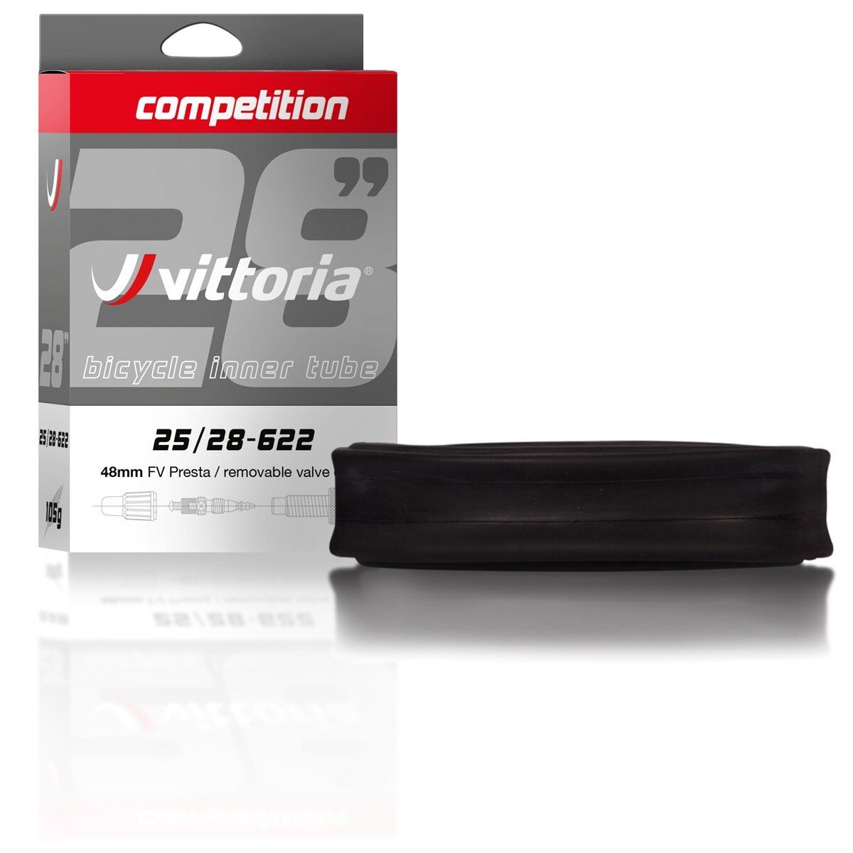 Vittoria İç Lastik Competition Butyl 700x19/23C Presta 48mm RVC