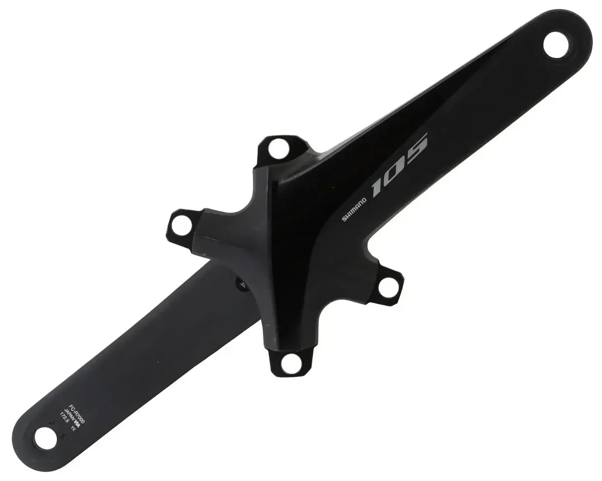 Shimano 105 FC-R7000 Hollowtech II Aynakol | Dişlisiz | Siyah | 172.5mm |