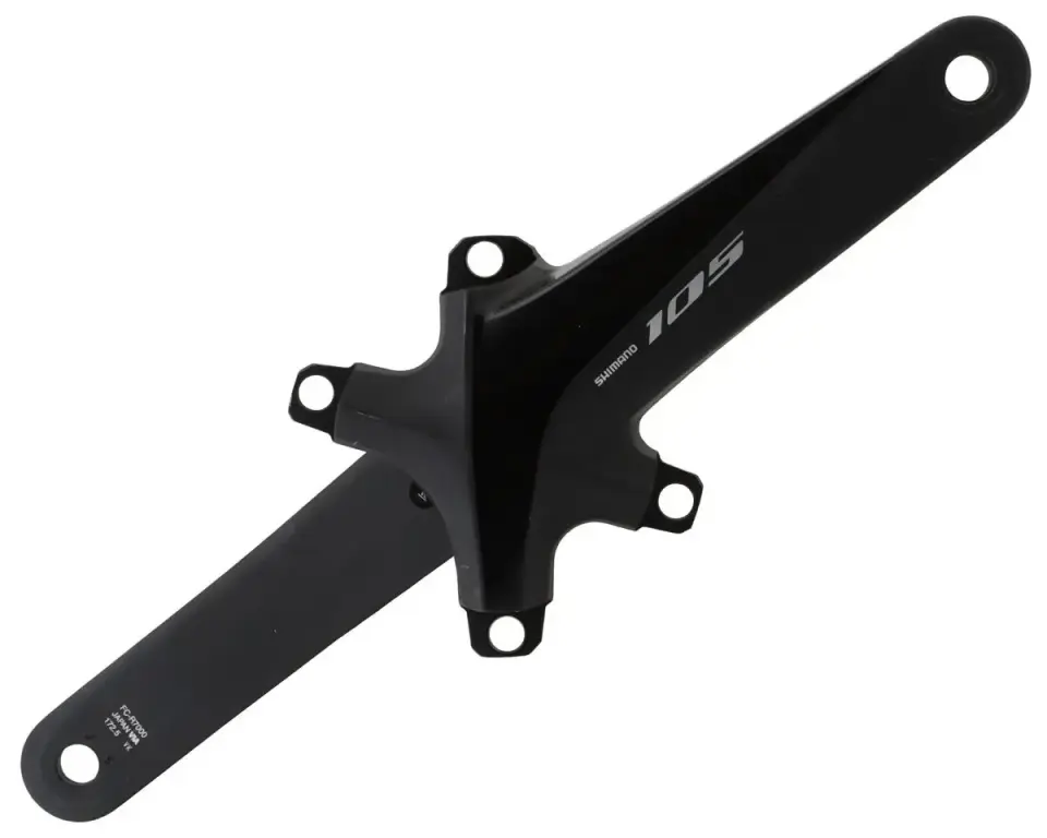 Shimano 105 FC-R7000 Hollowtech II Aynakol | Dişlisiz | Siyah | 172.5mm |
