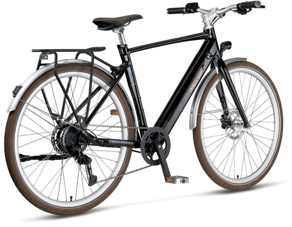 Mosso Alley Elektrikli Şehir Bisikleti- 53cm - 9V- HD Siyah