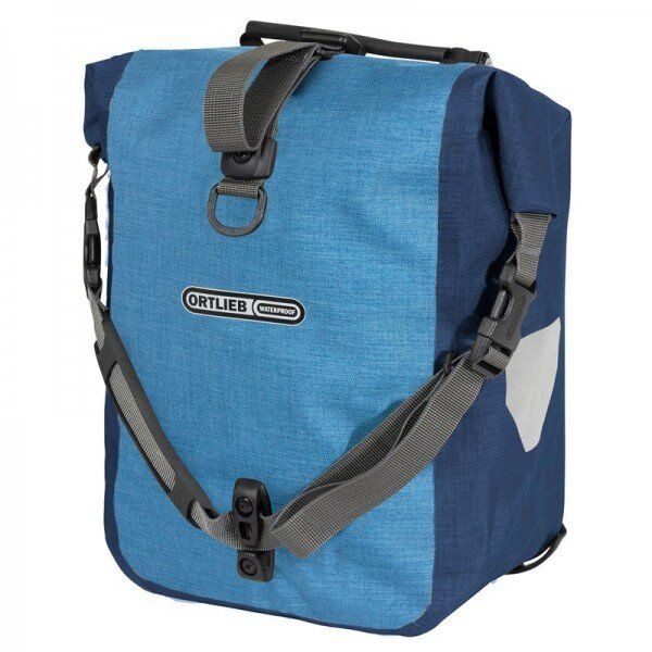 Ortlieb F6203 - Sport-Roller Plus Ön Bisiklet Çantası 25L Kot Çelik Mavi