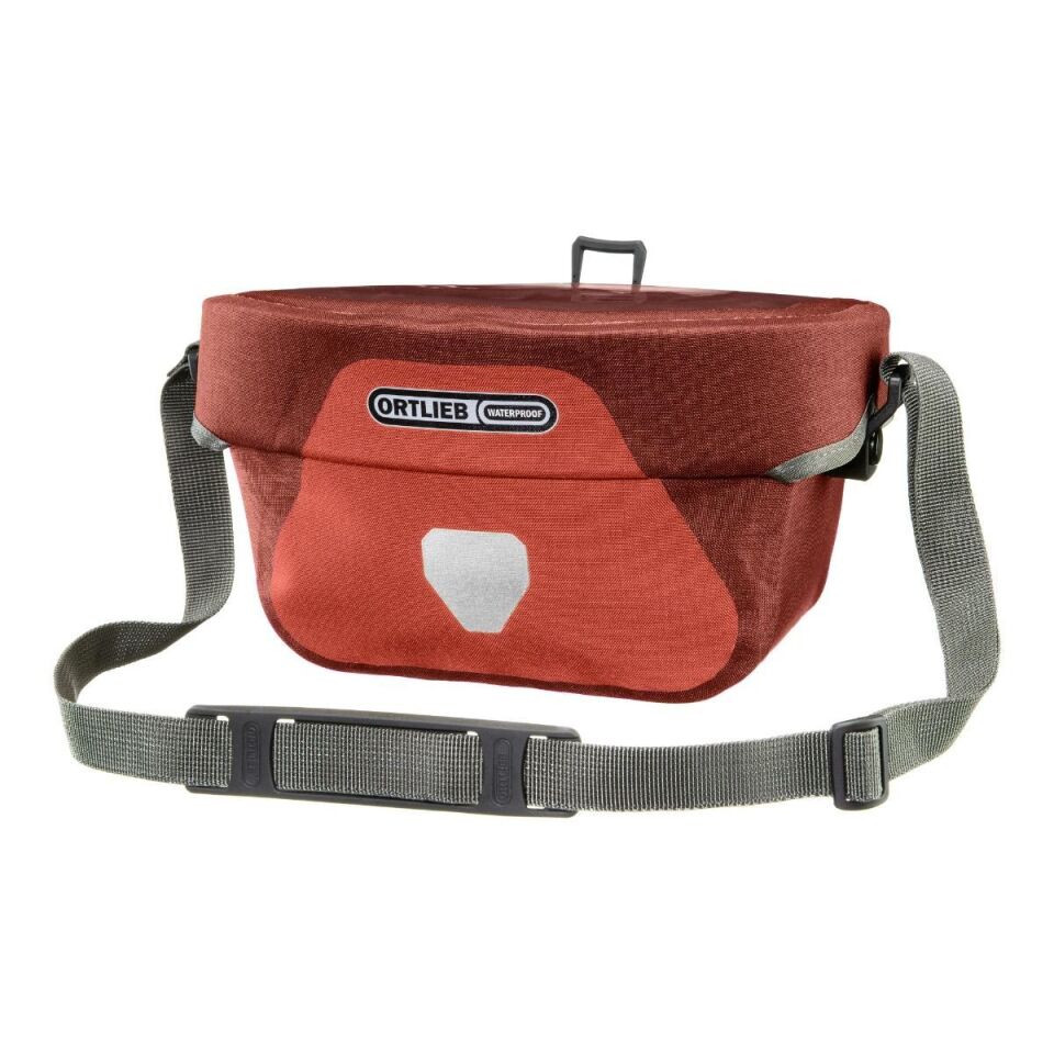 Ortlieb F3632 - Gidon Çantası Ultimate Six Plus 5L Kırmızı- Siyah