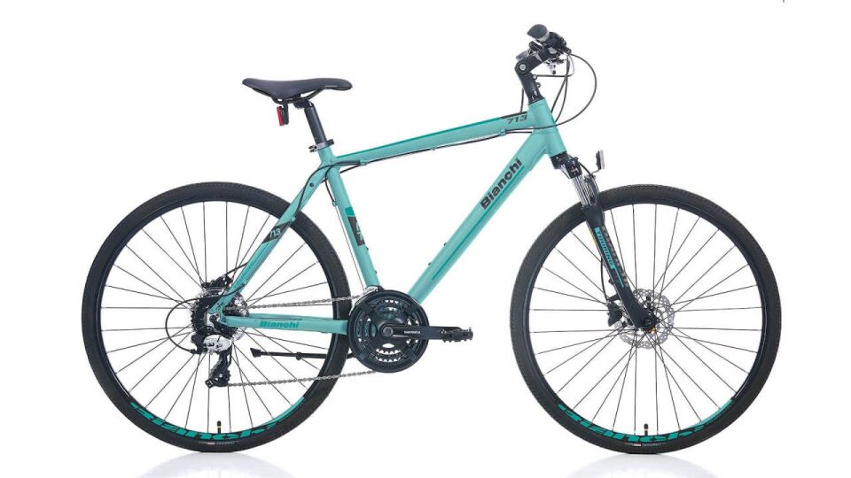 BIANCHI TOURING 713 28'' 24V HD Metalik Koyu Yeşil-Beyaz-Bakır 46Cm