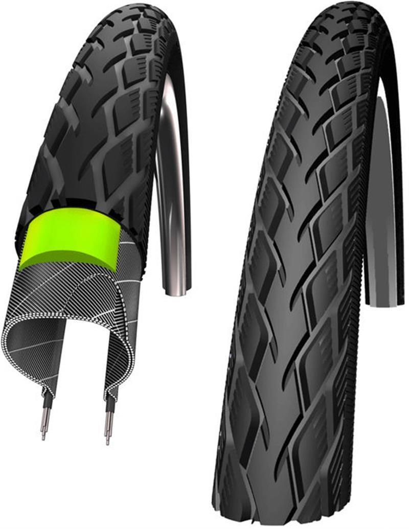Schwalbe Marathon 700X35 Korumalı Lastik SİYAH