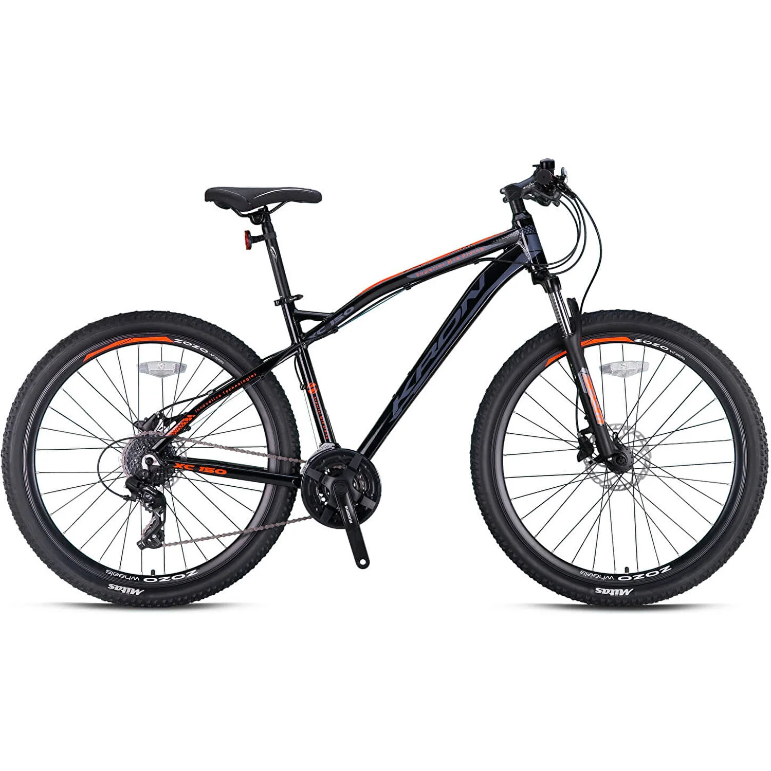 Kron XC 150 29 Jant MTB 18' 24 Vites H.DISC MAT SİYAH-NEON TURUNCU -FÜME