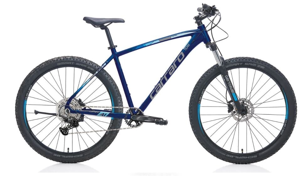 Carraro Daytona 711 27,5'' 11-V HD DAĞ BİSİKLETİ MAT LACİVERT/GÜMÜŞ/MAVİ - 44CM