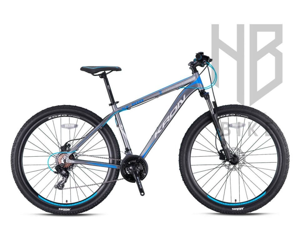 Kron XC100 - 27.5'' MTB Erkek - H.Disk - 21 Vites 16' - MAT FÜME-GRİ/TURUNCU