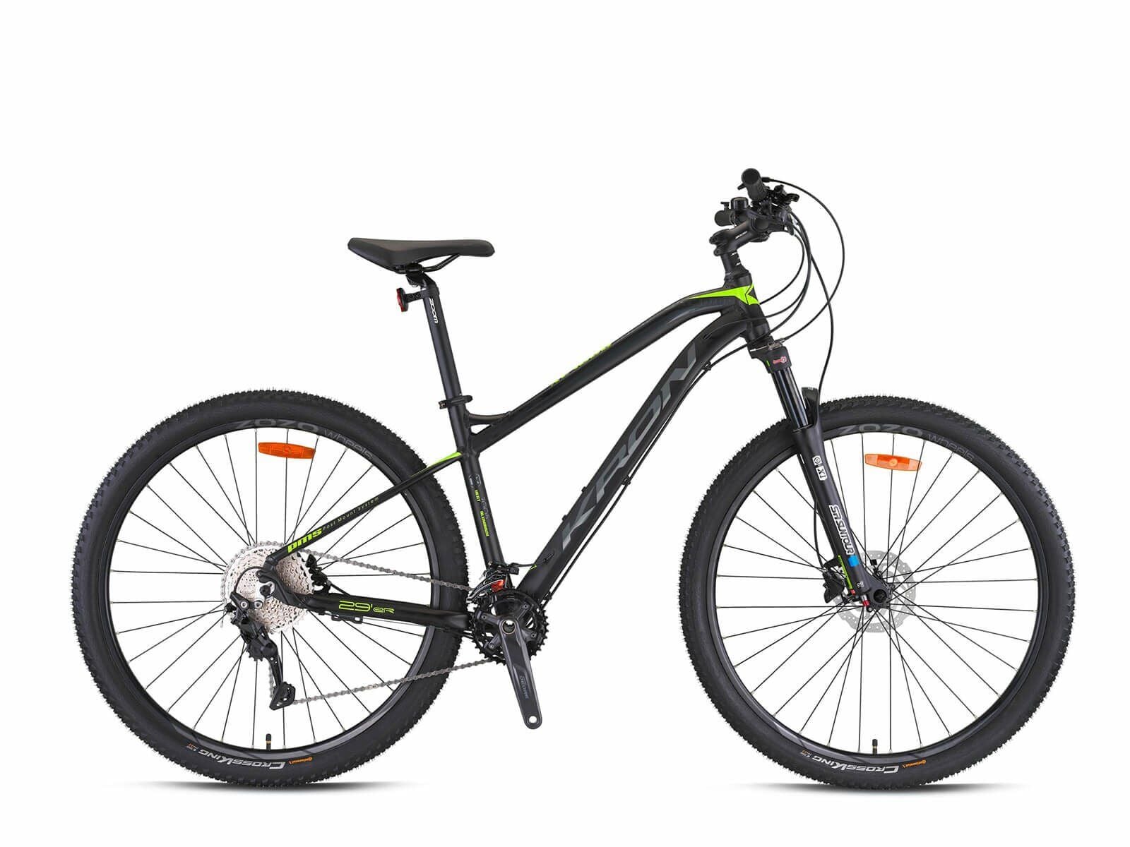 Kron XC1000 - 29'' MTB Erkek - H.Disk 19'' Mat Siyah Füme - Neon Sarı