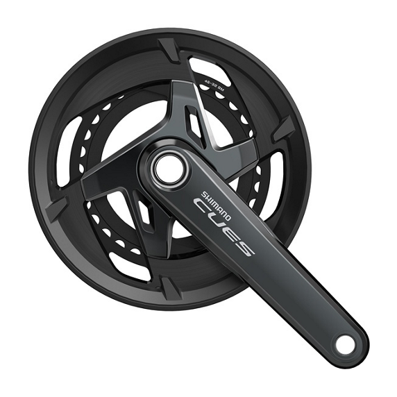 Shimano CUES FC-U8000-2 Aynakol - Hollowtech II | 11 Vites - Zincir Korumalı