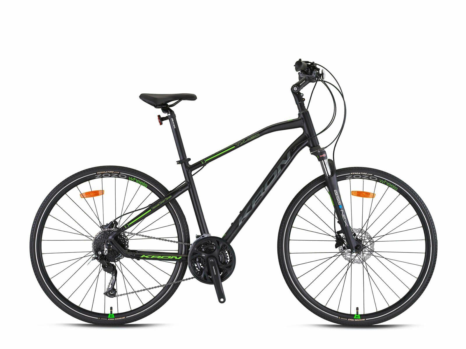 KRON TX 450 28'' 27Vites H.DISC M.Siyah-Füme/Yeşil 18''