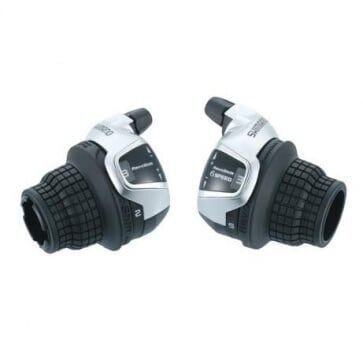Shimano Tourney Revoshift SL-RS45 Vites Kolu Seti 3x6 Vites | Siyah/Gümüş