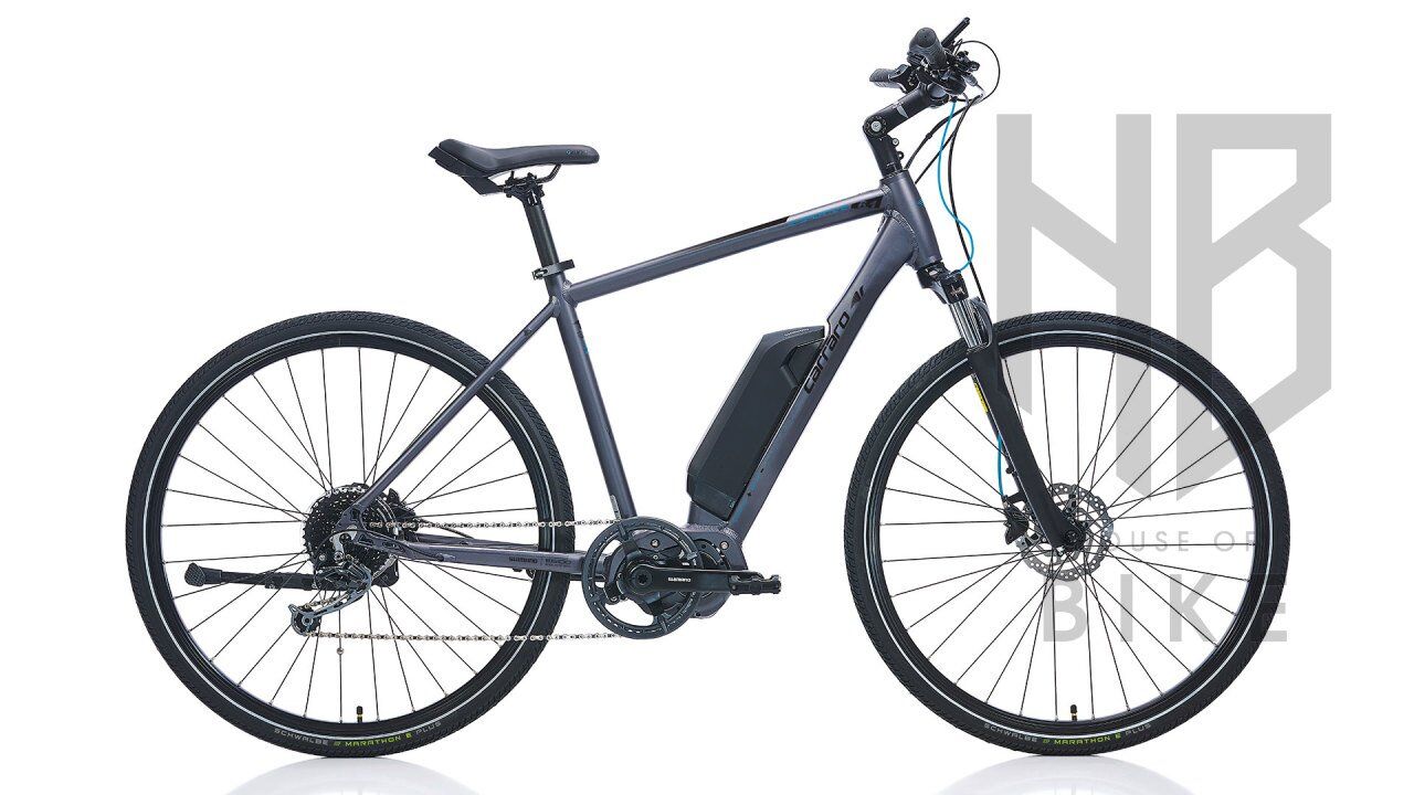 CARRARO E-SPORTIVE 6.1  9 Vites H.Disk EBike MAT ANTRASİT-SİYAH-MAVİ - 460H