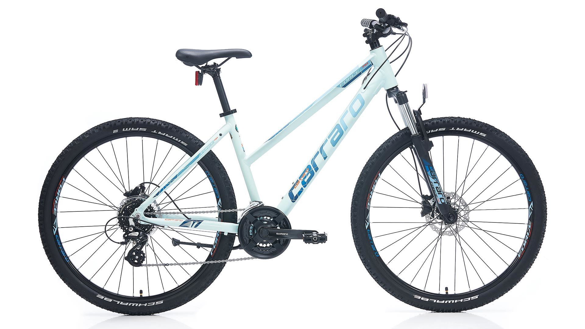 Carraro 27.5'' Force 751 24 Vites HD 39 Cm Cam Mavi- Turuncu