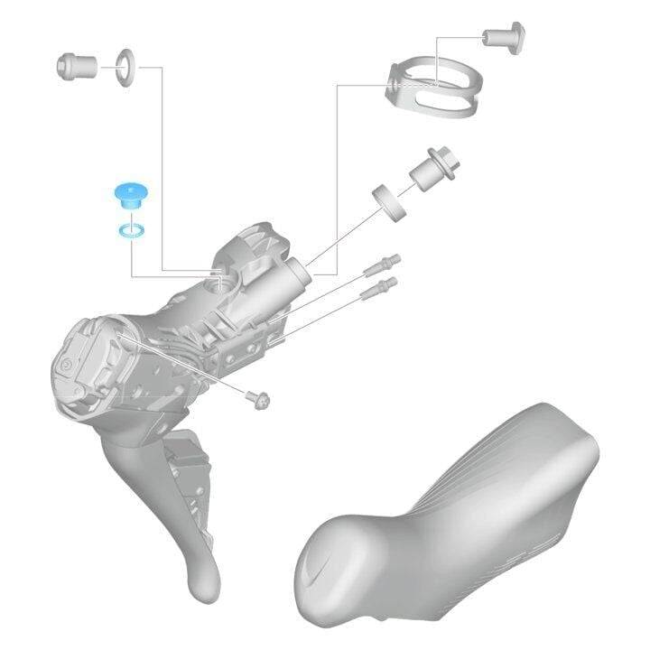 Shimano ST-R9270 Fren Kolu Hava Alma Vidası ve O-Ring