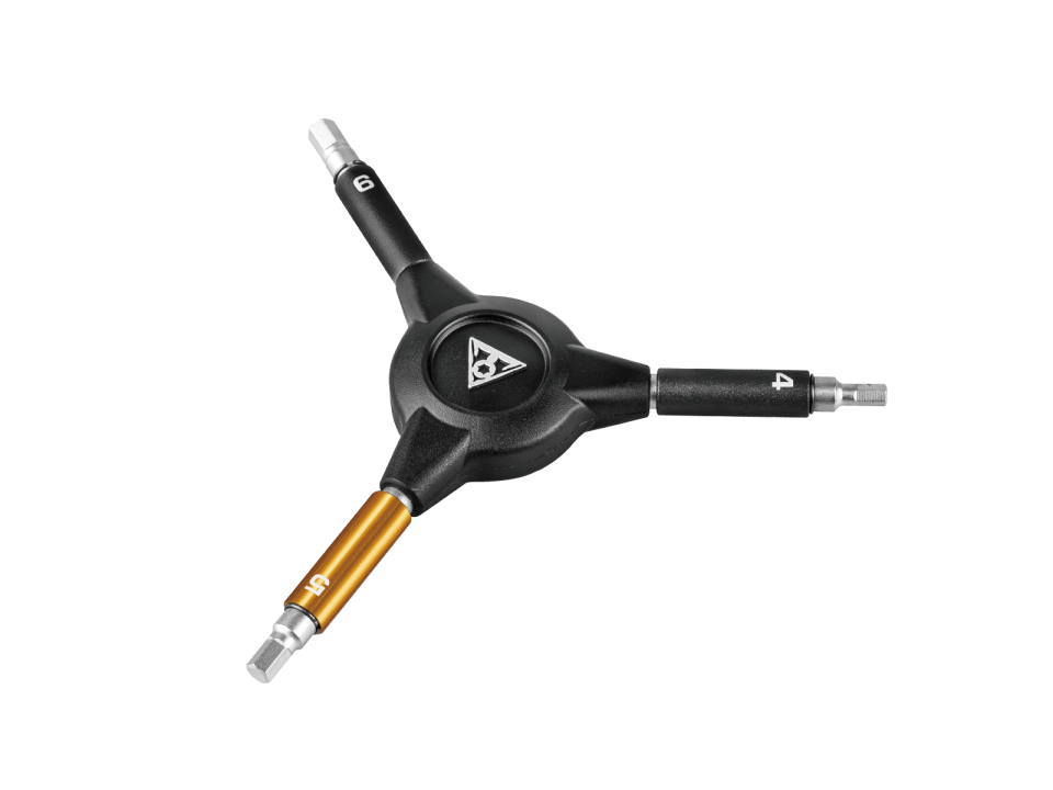 TOPEAK - YHEX Speed Wrench, - Top Başlı T Alyan mmi(Altıgen 4/5/6 mm, Hız Manşonlu) TT2598