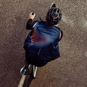 Shimano S-PHYRE Printed Wind Vest Rüzgarlık Yelek Siyah/Kırmızı - Medium