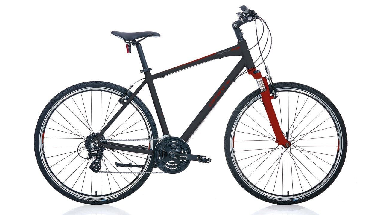 Carraro Sportive 224 28'' 24-V VB SİYAH-KIRMIZI-ANTRASİT - 56 Cm