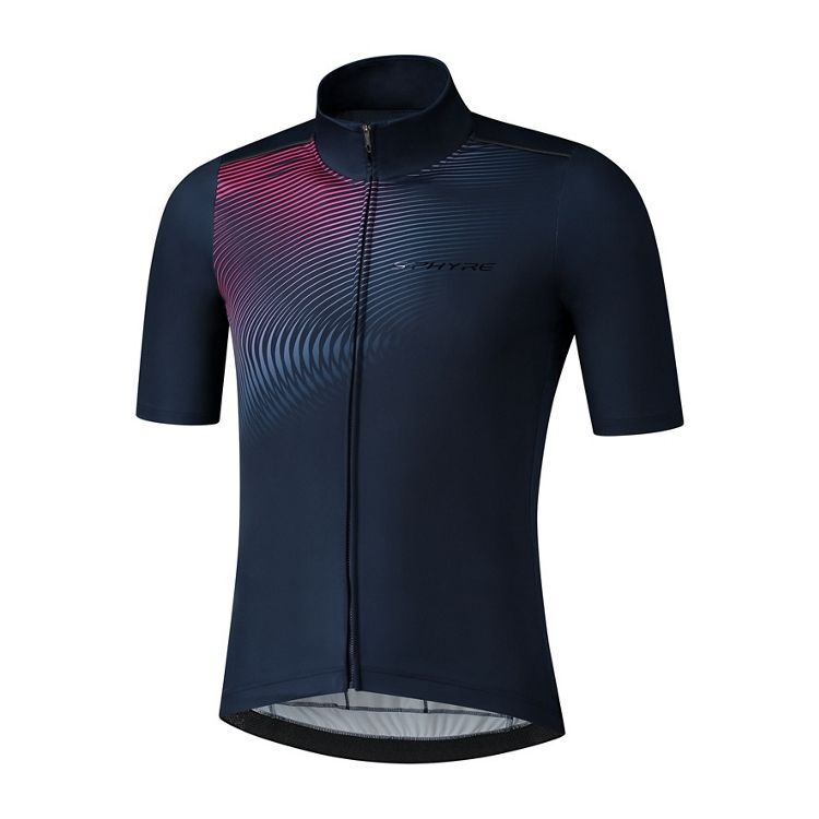 Shimano S-PHYRE Kısa Kollu Printed Kışlık Rüzgarlık Ceket Siyah/Kırmızı - Medium