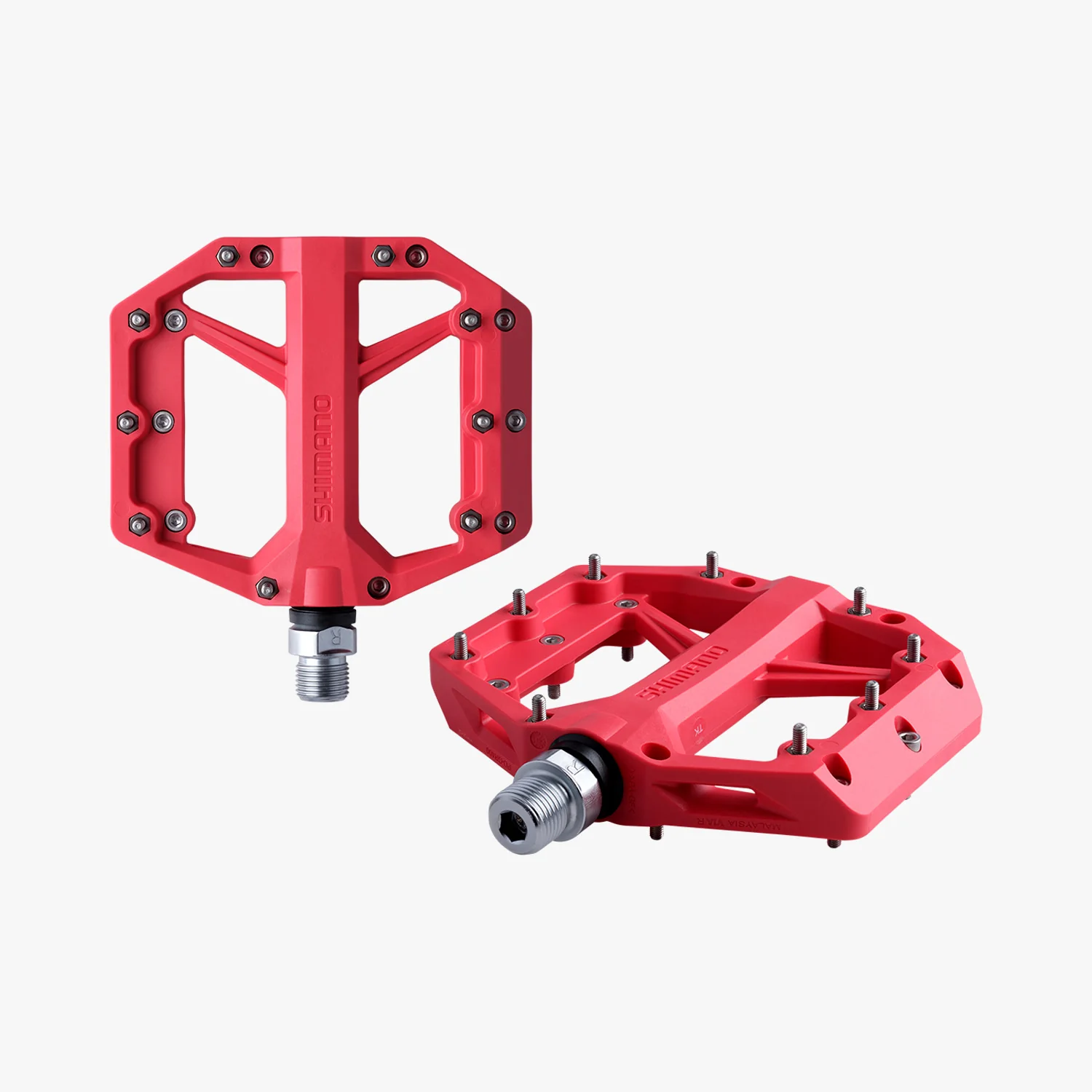 Shimano Pedal Düz PD-GR400 Kırmızı