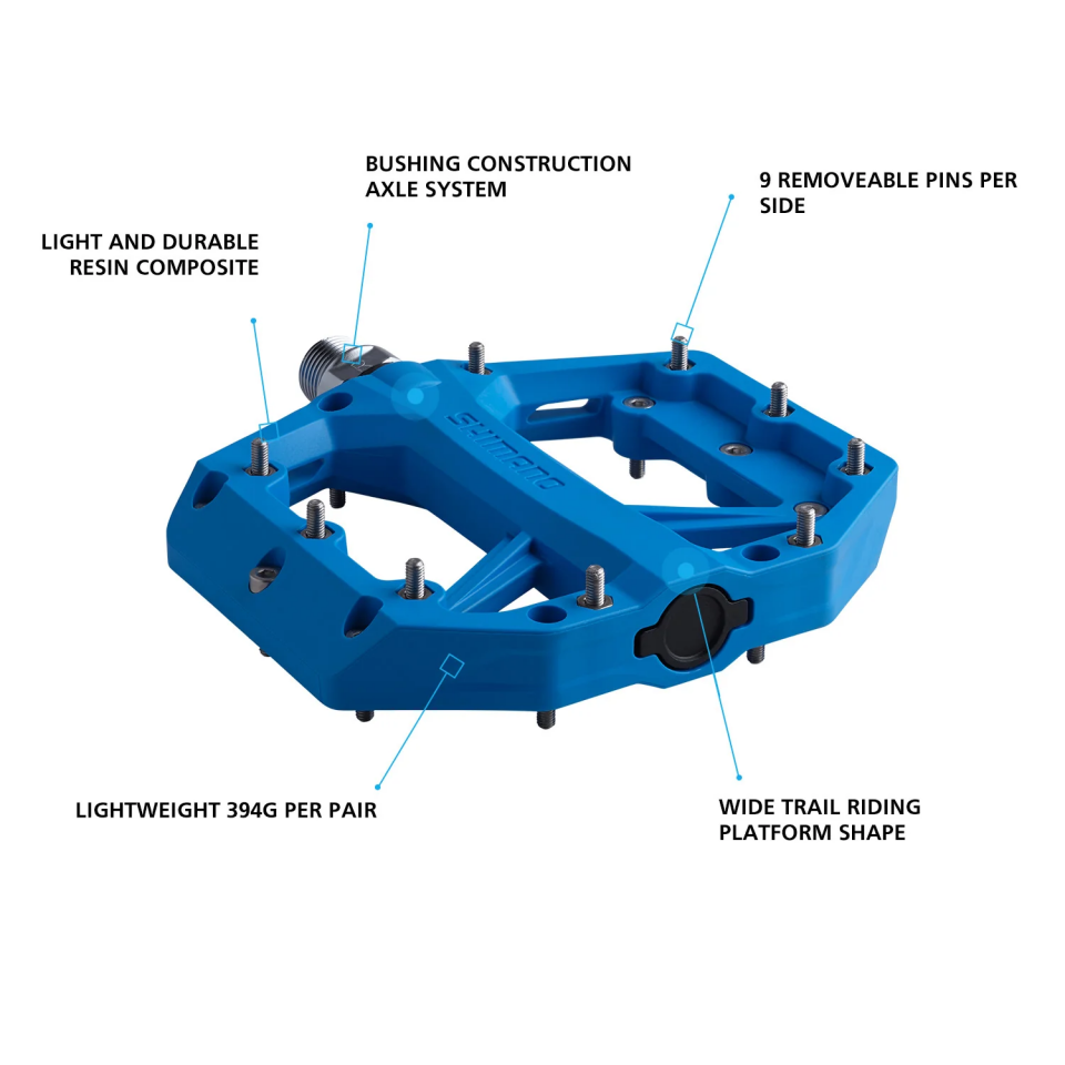 Shimano Pedal Düz PD-GR400 Kırmızı