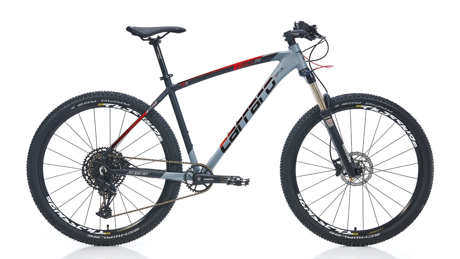 Carraro Big 2712 SX Mat Gri-Siyah-Kırmızı 48 Cm