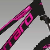 Carraro Force 701 27,5'' 432H 21-Vites V-Fren - M.SIYAH-FUSYA-BEYAZ