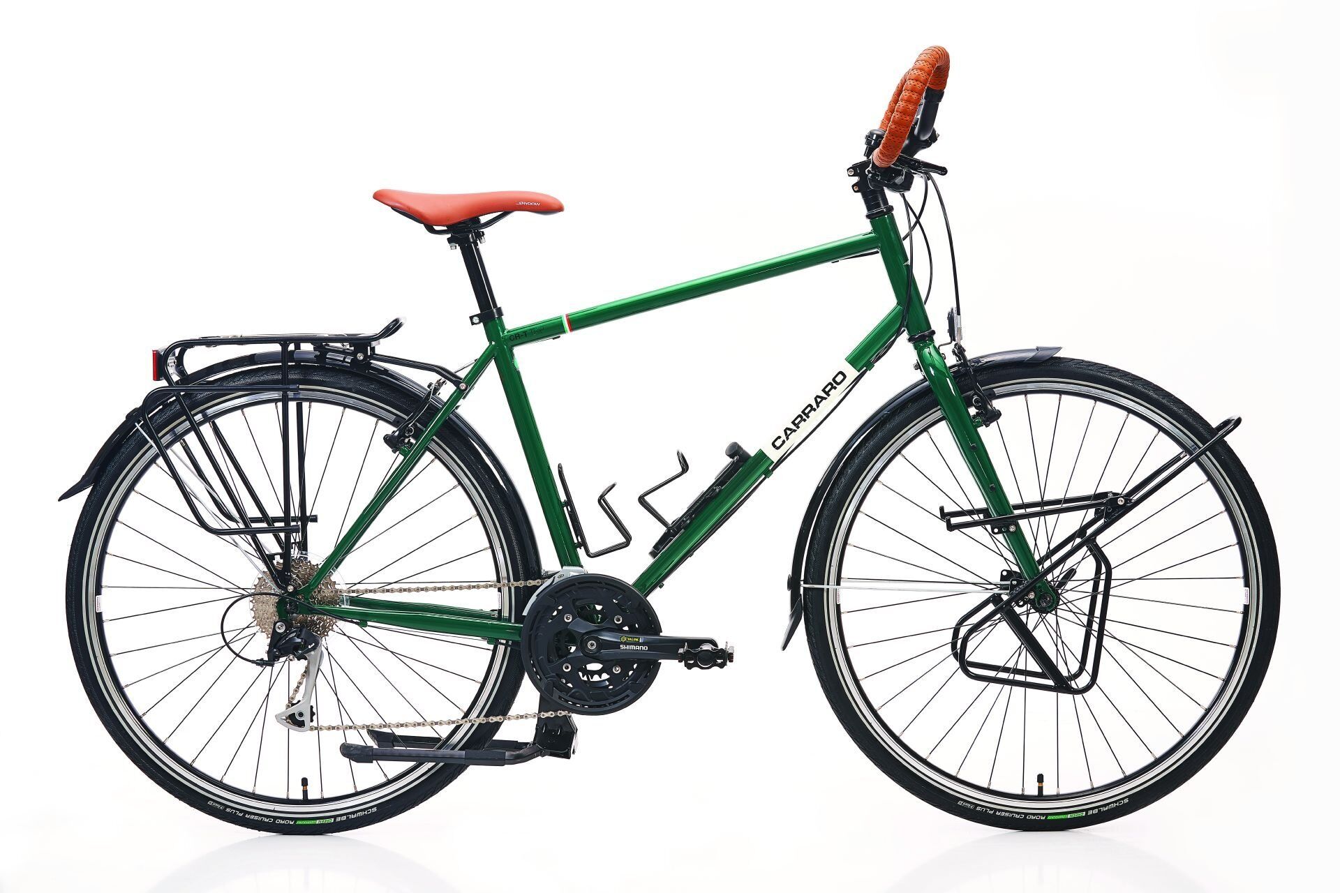 Carraro CR-T Trip 28'' 18 Vites VB - Koyu Yeşil - Beyaz 54 Cm