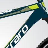 CARRARO SPEED 260 26'' 21-V VB MAT SİYAH-KIRMIZI - 41 Cm