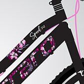 Carraro Speed 242 24'' 21-V VB SİYAH-PEMBE-BEYAZ-36Cm