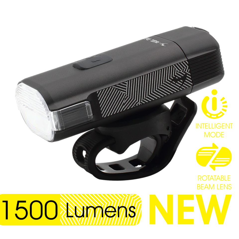 Moon Rigel Max 1500 Lumen USB Şarjlı Bisiklet Ön Farı