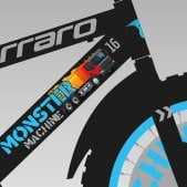 Carraro Monster 12 Jant - Mat Siyah/Gri/Mavi