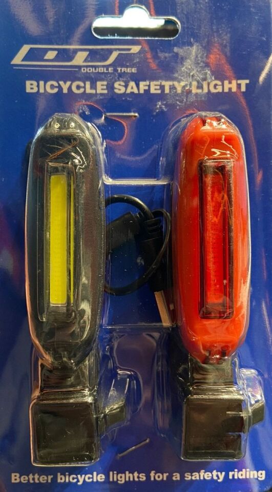DT 181181 Usb Şarjlı Silikon Far Seti