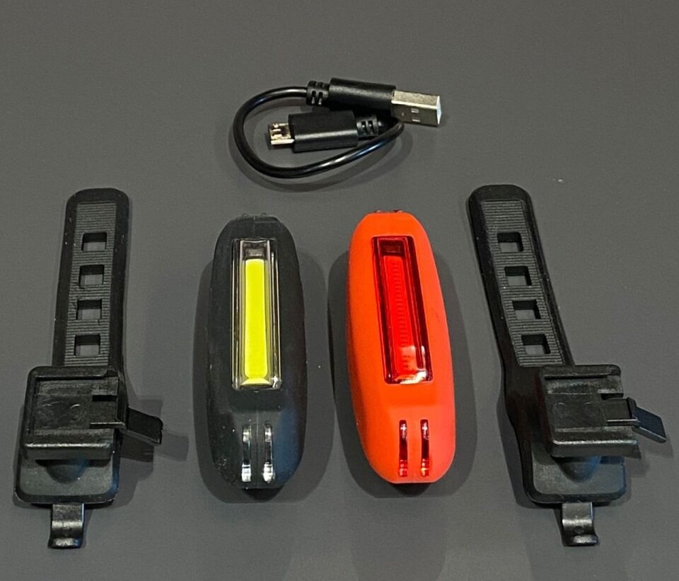 DT 181181 Usb Şarjlı Silikon Far Seti
