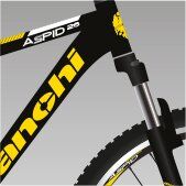 Bianchi Aspid 26 26'' 21V VB MAT SİYAH-SARI-BEYAZ-43Cm