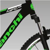 Bianchi Aspid 26 26'' 21V VB MAT SİYAH-SARI-BEYAZ-43Cm