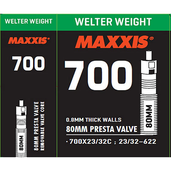 MAXXIS 700X23/32C FV Welter Weight İnce Sibop 80 mm İç Lastik
