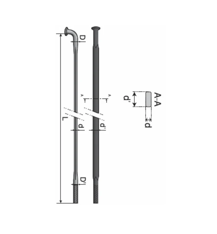 Mach1 Jant Teli | 2 X 276 mm | Siyah | 72 Adet |