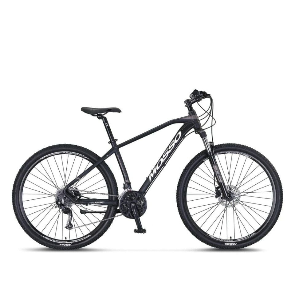 Mosso Black Edition 27-Vites Hidrolik Disk Fren Dağ Bisikleti Siyah/Gümüş - 27.5 - 16 inch/S